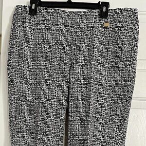 Black and White slacks/ Ellen Tracy size 14